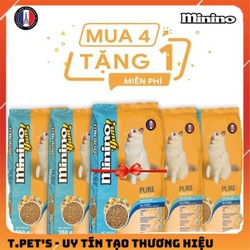 Thức ăn cho mèo Minino Yum 350gr - Combo mua 4 tặng 1