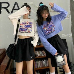 >> BÁO GIÁ ÁO THUN NAM FORM RỘNG, ÁO PHÔNG TAY LỠ UNISEX ATL216 - YINXX | Shopee Lazada Sendo Tiki mới nhất 52 Áo Croptop tay dài nữ form rộng Unisex LET S THE GAME Freesize 45-70kg áo thun nam form rộng tay lỡ áo phông nữ form r