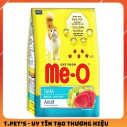 Thức ăn khô Me -O 350g 400g Thái Lan vị hải sản và vị cá ngừ cho mèo