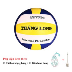Bóng Chuyền Thăng Long 7700 Tặng Kim Bơm+Túi Lưới Giá Cực Sốc!!!