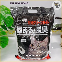 CÁT VỆ SINH CHO MÈO NHẬT BẢN 8L BỊCH ĐEN 6 MÙI