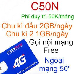 Sim Mobifone 4G