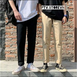 Quần Kaki Baggy Unisex Nam Nữ