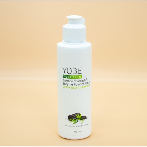 BỘT RỬA MẶT THẢI ĐỘC DA ENZYM VÀ THAN TRE HOẠT TÍNH YOBESKIN 60G