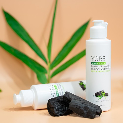 BỘT RỬA MẶT THẢI ĐỘC DA ENZYM VÀ THAN TRE HOẠT TÍNH YOBESKIN 60G