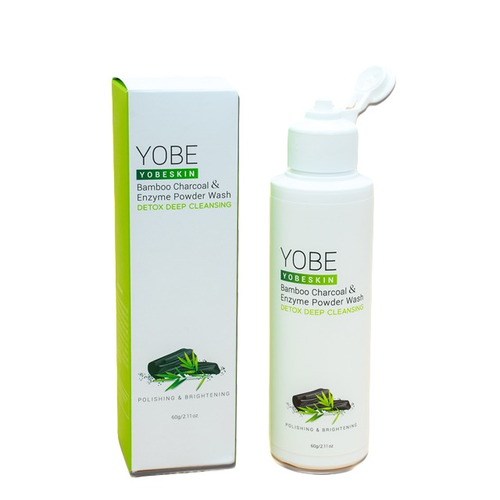 BỘT RỬA MẶT THẢI ĐỘC DA ENZYM VÀ THAN TRE HOẠT TÍNH YOBESKIN 60G