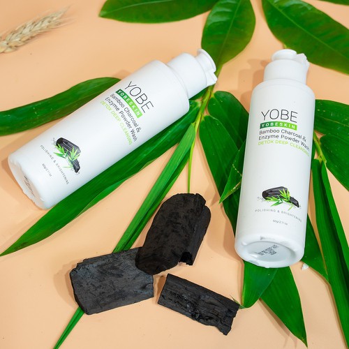 BỘT RỬA MẶT THẢI ĐỘC DA ENZYM VÀ THAN TRE HOẠT TÍNH YOBESKIN 60G