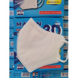 >> BÁO GIÁ Khẩu Trang N95 Mask | Shopee Lazada Sendo Tiki mới nhất 56 Khẩu trang 3D Mayan Mask Adults Người lớn Hộp 10 cái màu trắng N95 theo tiêu chuẩn Hoa Kỳ lọc bụi siêu mịn PM2.5