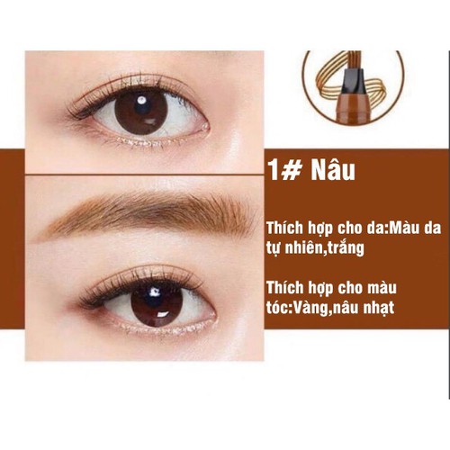 Bút chì kẻ lông mày phẩy sợi 4D