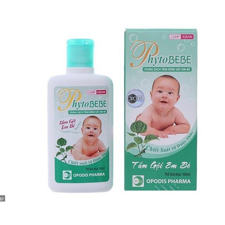 Hình ảnh Dung dịch tắm rôm sảy em bé Phytobebe 100ml - Coastlinecare Pharmacy