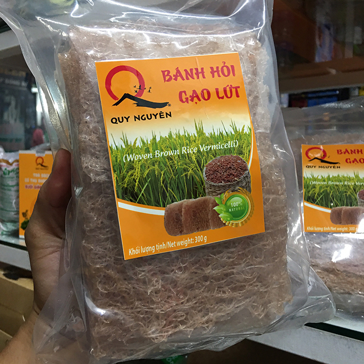 Hình ảnh Bánh Hỏi Gạo Lứt 300gr Quy Nguyên