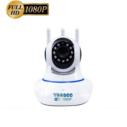 Hình ảnh Bộ camera wifi giám sát Yoosee 3 râu 3.0M FullHD 8 đèn đàm thoại 2 chiều, ban đêm có màu, xoay 360 độ