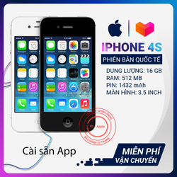 ip 4s chính hãng gắn được sim mới 99 - ip4s