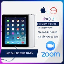 iPad 3 Quốc tế tặng bao da cáp sạc