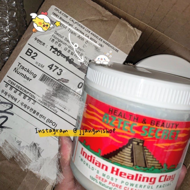 MẶT NẠ ĐẤT SÉT AZTEC SECRET INDIAN HEALING CLAY 450G CHÍNH HÃNG