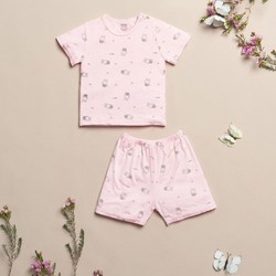 Bộ quần áo trẻ em sơ sinh ZoseKids ABB007-RS hồng in thỏ chất liệu sợi tre Bamboo tự nhiên an toàn, mềm mại, thoáng mát Bộ quần áo trẻ em sơ sinh ZoseKids ABB007-RS hồng in thỏ chất liệu sợi tre Bamboo tự nhiên an toàn, mềm mại, thoáng mát