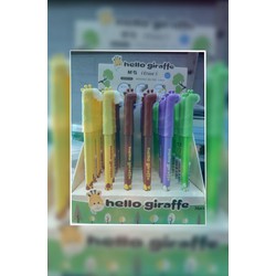 Bút gel mữ xanh xóa được ngòi 0.5mm hình hươu cao cổ cute