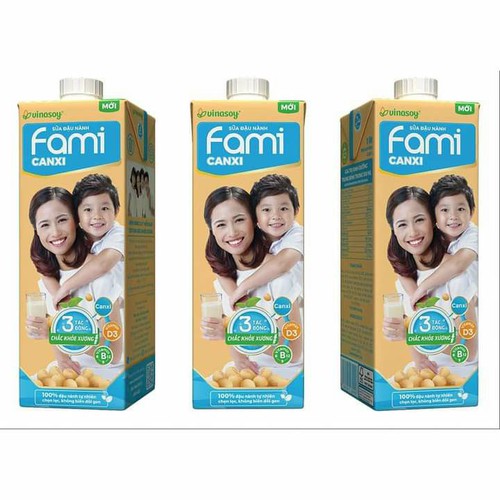 Thùng 10 hộp Fami Canxi 1 Lít