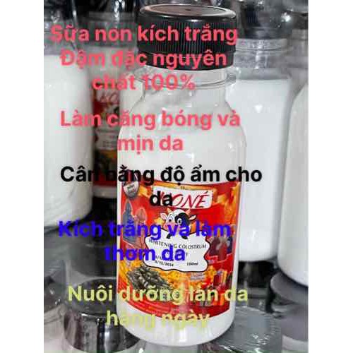 Sỉ Lốc 6 chai Ủ Sữa non kích trắng KONE chai 100ml