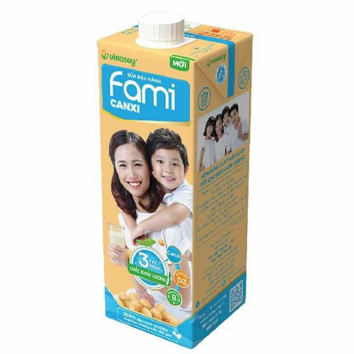 Thùng 10 hộp Fami Canxi 1 Lít