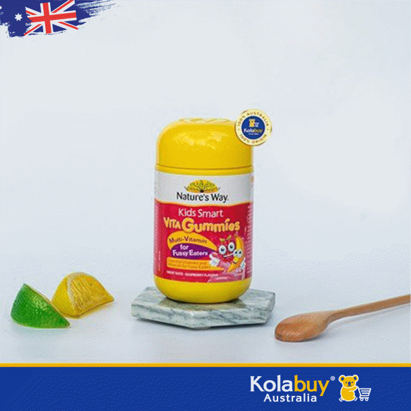 Kẹo dẻo Úc Bổ sung Vitamin cho bé biếng ăn Nature's Way Kids Smart Vita Gummies 60 viên giá rẻ