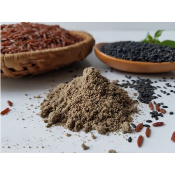 Bột Gạo Lứt Mè Đen Rẫy Cô Gái Bhnong Hỗ Trợ Giảm Cân Lợi Sữa