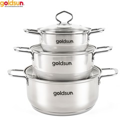 BỘ NỒI INOX GOLDSUN GE39-3306SG