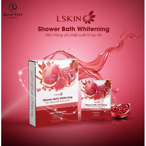 Tắm Trắng Chiết Xuất Lựu Đỏ