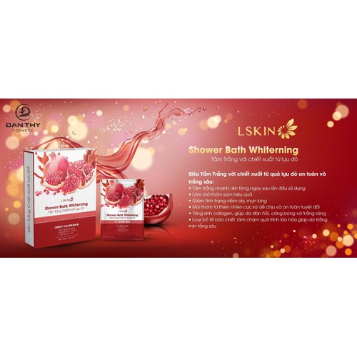 Tắm Trắng Chiết Xuất Lựu Đỏ
