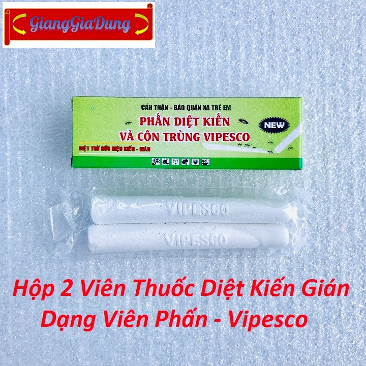 Hộp 2 Viên Phấn Diệt Kiến Gián VIPESCO