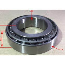 Vòng bi xe tải (bạc đạn) bánh sau Chenglong mã số: 32219(7519E) kích thước d95xd170xb37 bi côn hàng samtin. Vòng bi xe tải (bạc đạn) bánh sau Chenglong mã số: 32219(7519E) kích thước d95xd170xb37 bi côn hàng samtin.