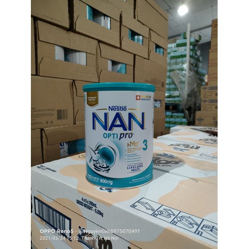 Sữa Nan Nga HMO Số 3 Mẫu Mới