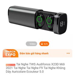 TAI NGHE TWS Audifonos X23D MẪU mới 2021 chống nước chống ồn