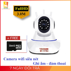 >> BÁO GIÁ CAMERA WIFI YOOSEE 3 RÂU Z01T THẾ HỆ MỚI QUAN SÁT 24/24, XOAY 360 ĐỘ HÌNH ẢNH CHẤT LƯỢNG BH12T | Shopee Lazada Sendo Tiki mới nhất 42 Camera IP Wifi Yoosee 3 RÂU 3.0 MP - Chất lượng 2304p x 1296p, xoay 360 độ, bảo động-ghi âm, đàm thoại 2 chiều- bảo hành 1 năm - 1 đổi 1-tại HQhome
