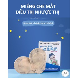 Miếng dán mắt tập luyện mắt, khắc phục nhược thị ( full hộp 20 miếng)