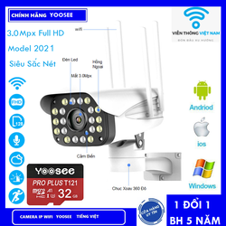 >> BÁO GIÁ CAMERA IP YOOSEE NGOÀI TRỜI 1MP 720P - QUAY ĐÊM CÓ MÀU | Shopee Lazada Sendo Tiki mới nhất 112 Camera IP Yoosee Ngoài Trời Xoay 360 Độ Full HD 1080P 3MPX - LED Quay đêm có màu - Camera IP