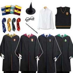 Harry Potter Cosplay, Quần Áo, Trang Phục Áo Choàng Gryffindor Nhà Slytherin Choàng Ma Thuật Đồng Phục Học Sinh Măng Tô Harry Potter Cosplay, Quần Áo, Trang Phục Áo Choàng Gryffindor Nhà Slytherin Choàng Ma Thuật Đồng Phục Học Sinh Măng Tô