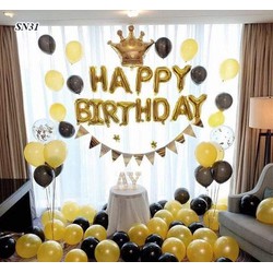 Set bóng trang trí sinh nhật như hình
