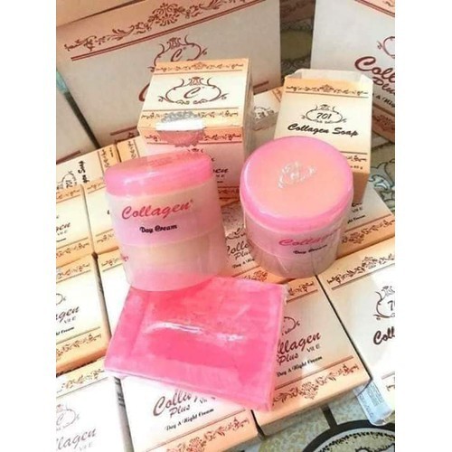 Bộ Kem Nám, Tàn Nhang Collagen Plus Vit E Indonesia 1