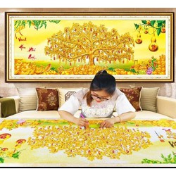 tranh cây tiền