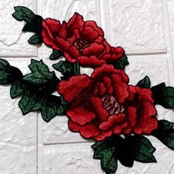 hoa thêu / hoa thêu trang trí/hoa thêu trang trí áo dài / áo đầm