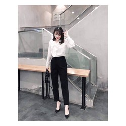 Quần Baggy Nữ Chất Tuyết Mưa Không Bai Xù, Không Co Nhão