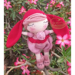 Thú Bông Móc Len-SLEEPY BUNNY-QUÀ TẶNG
