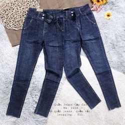 Quần Jeans Nữ Trơn Co Dãn Cao Cấp