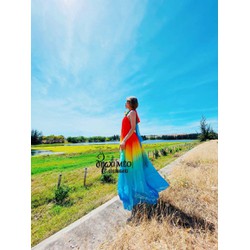 Maxi yếm cầu vồng