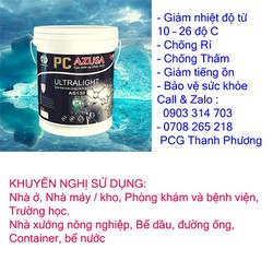 Sơn Chống Nóng PCG AS 132- Thùng 5L - Giảm nhiệt mái tôn , tường nhà..