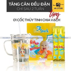 Sirô baby shark tặng cốc thủy tinh
