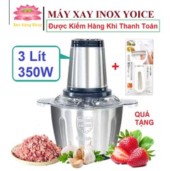 Phụ Kiện Máy Xay Đa Năng - Xay Thịt Cá - Xay Sinh Tố Dung Tích 3L Cối Inox Công Suất 350W Phụ Kiện Máy Xay Đa Năng - Xay Thịt Cá - Xay Sinh Tố Dung Tích 3L Cối Inox Công Suất 350W
