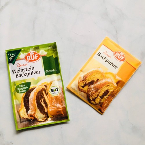 Bột nở Ruf làm bánh cho bé