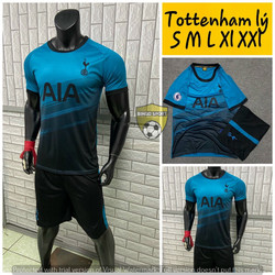 Quần Áo Bóng Đá CLB TOTTENHAM 2021 - Người Lớn Ngắn Tay - Màu Xanh Lý